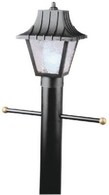 Westinghouse Post Top Lantern A19 8 In. Blk Bx