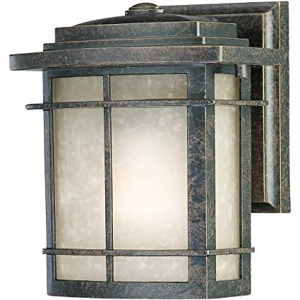 Quoizel GLN8407IB 1-Light Galen Outdoor Lantern in Imperial Bronze