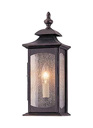 Feiss Murray OL2600ORB, Market Square Outdoor Wall Pocket Sconce Lighting, 60 Total Watts, Bronze