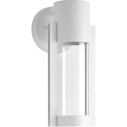 Progress Lighting P560051-030-30 Z-1030 One-Light LED Small Wall Lantern, White