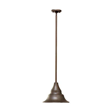 Quorum 768-11-86 Sombra - One Light Outdoor Pendant, Oiled Bronze Finish