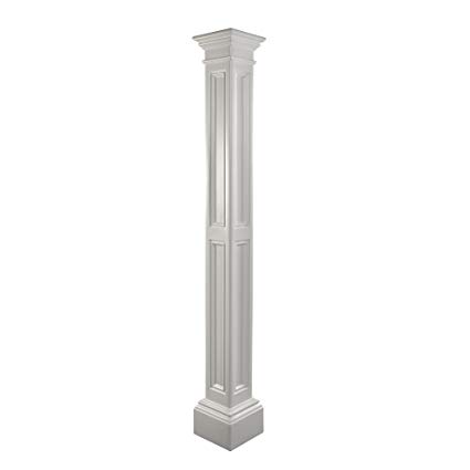 Mayne 5838-WH Liberty Lamp Post Decorative Post Only, White