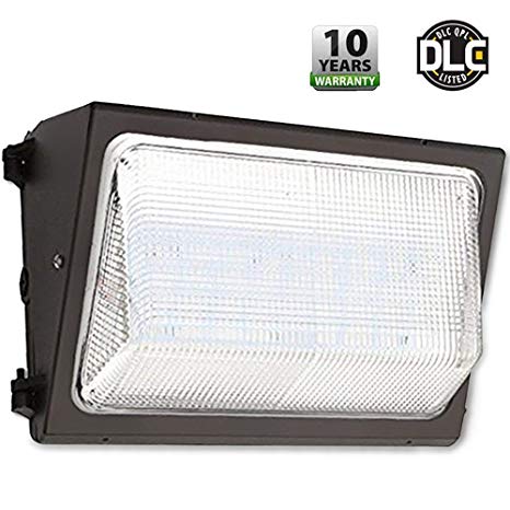 UL & DLC Listed- LED 120W Wall Pack Outdoor Lighting, 5000K Cool White, 11,000 Lumen, 800 Watt Equivalency Replacement, 50,000 Life Hours, HIGHEST Quality, Wall Light, Industrial, Commercial