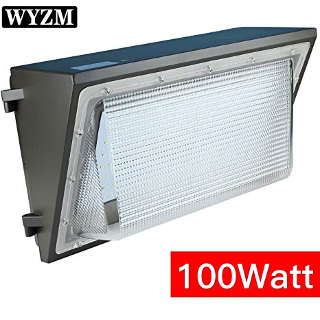 12000lm Super Bright 100Watt LED Wall Pack Light,350-400W Hps MH Bulb Replacement,Outdoor LED Lighting Fixture for Building Home Security and Walkways (100Watt)
