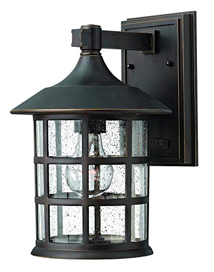 Hinkley 1804OZ Traditional One Light Wall Mount from Freeport collection in Bronze/Darkfinish,
