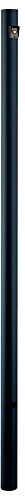 Acclaim 94-320BK Direct Burial Lamp Posta Collection Smooth Lamp Post with Photocell, 8', Matte Black