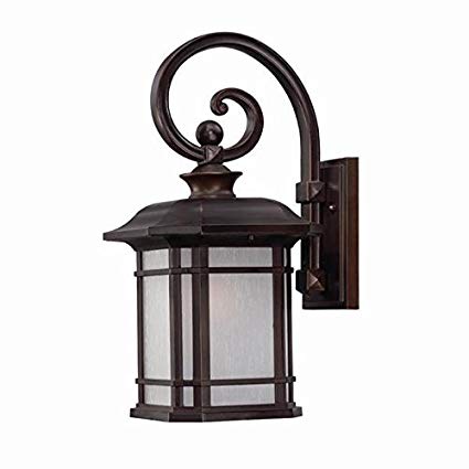 Acclaim 8112ABZ Somerset Collection 1-Light Wall Mount Outdoor Light Fixture, Architectural Bronze